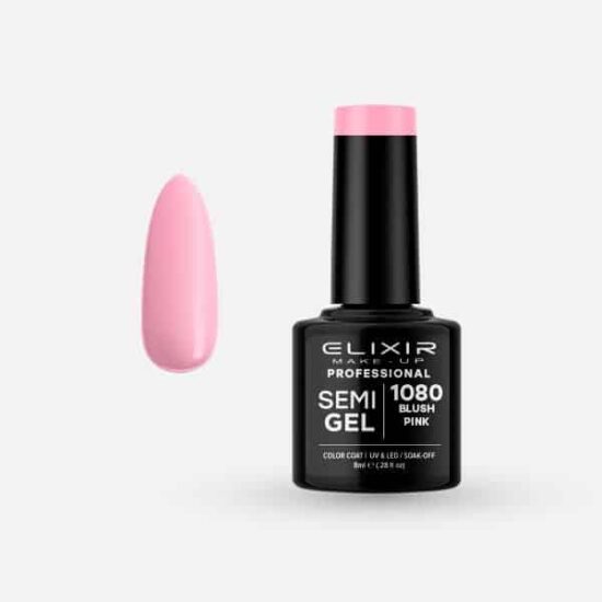 Ημιμόνιμο βερνίκι 8ml – #1080 (Blush Pink)