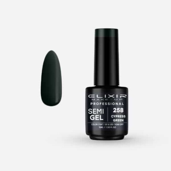 Ημιμόνιμο βερνίκι 15ml – #258 (Cypress Green)