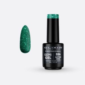 Pro. Ημιμόνιμο βερνίκι 15ml – #326 (Glitter Vista)