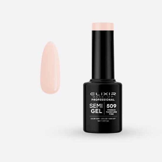Ημιμόνιμο βερνίκι 5ml – #509 (French Manicure Pink)
