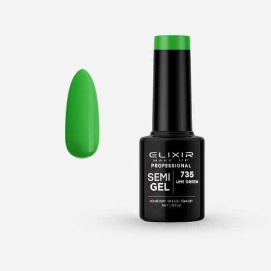 Ημιμόνιμο βερνίκι 5ml – #735 (Lime Green)