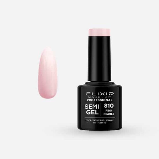Ημιμόνιμο βερνίκι 8ml – #810 (Pink Pearle)