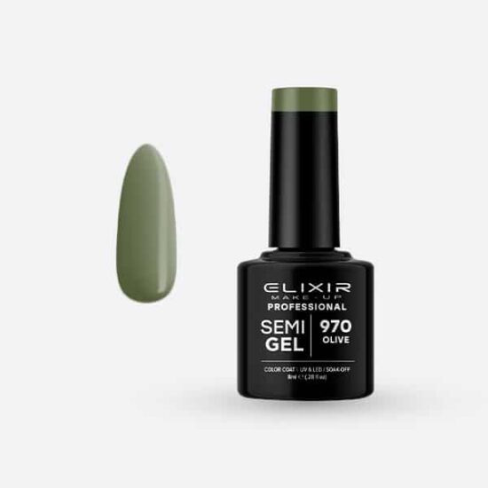 Ημιμόνιμο βερνίκι 8ml – #970 (Olive)