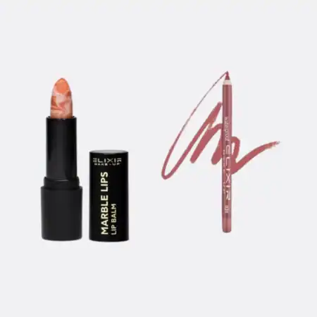 Marble Lip Combo - Warm Marble